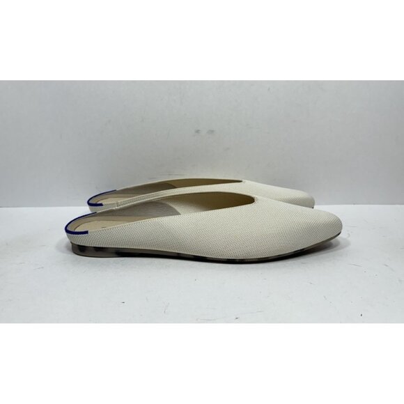 Rothy's The Almond Demi Mule Women's Size 11.5 Vanilla Bean Shoes Flats SlipOn - Picture 1 of 6